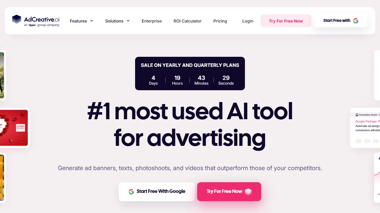 AdCreative.aiのスクリーンショット