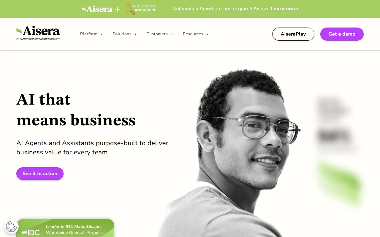 Aiseraのスクリーンショット