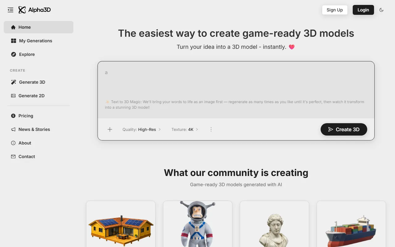 Alpha3Dのスクリーンショット