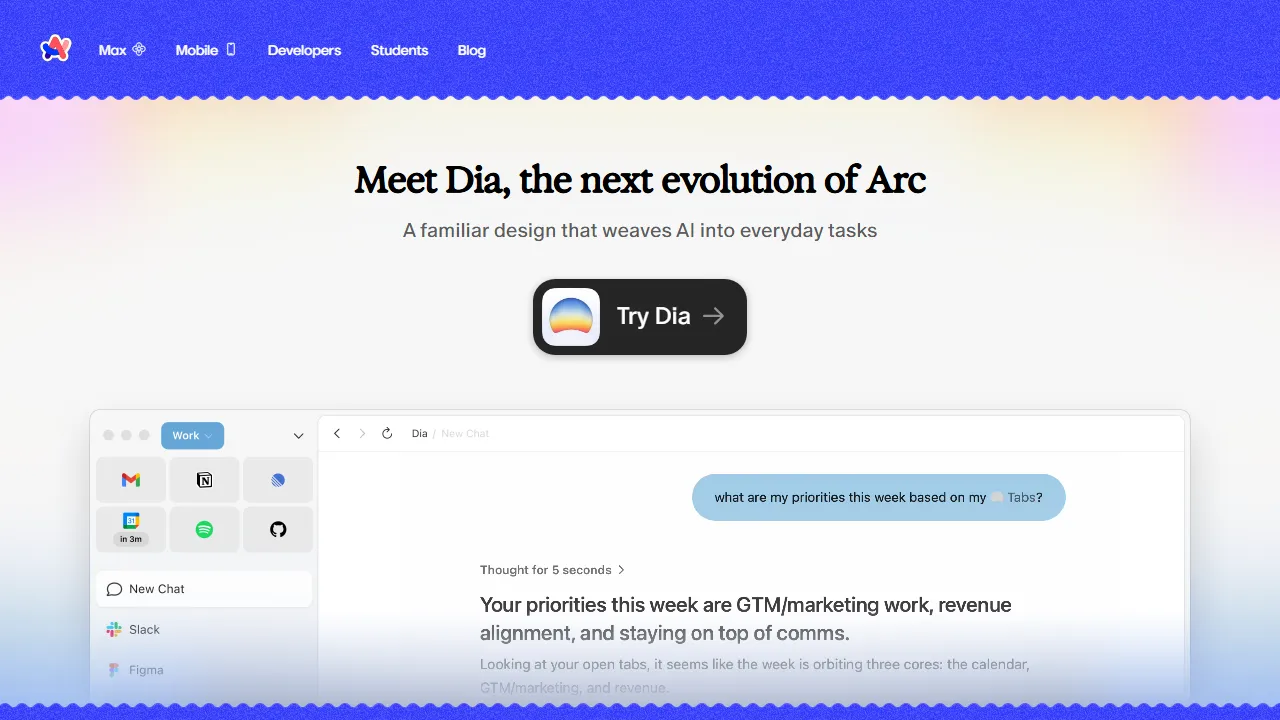 Arc Searchのスクリーンショット