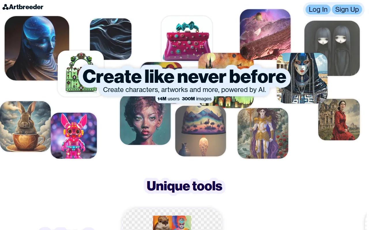 Artbreederのスクリーンショット