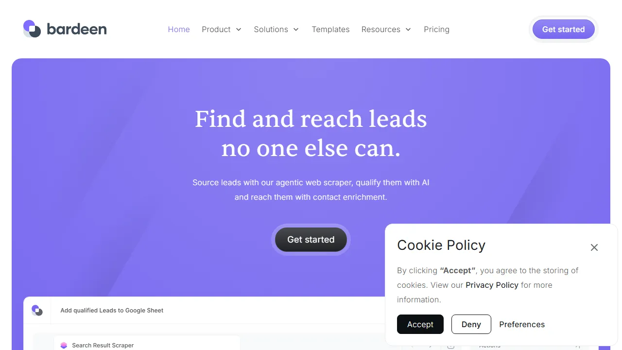 Bardeen AIのスクリーンショット