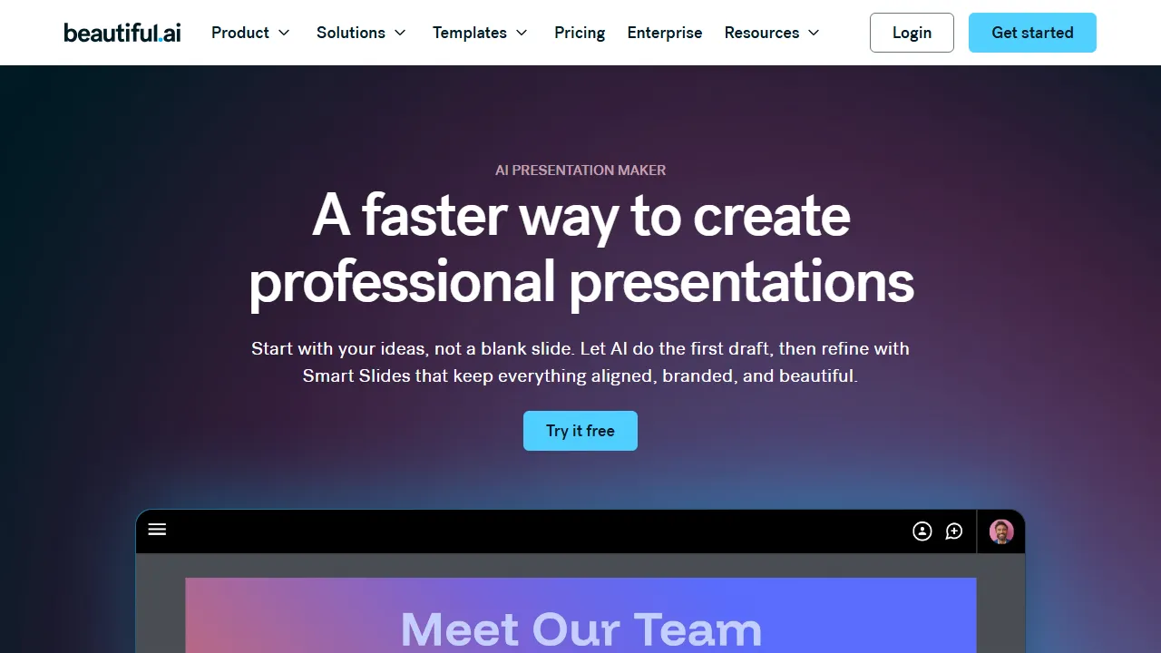 Beautiful.aiのスクリーンショット
