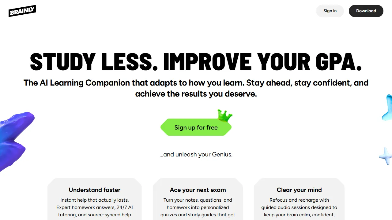 Brainlyのスクリーンショット