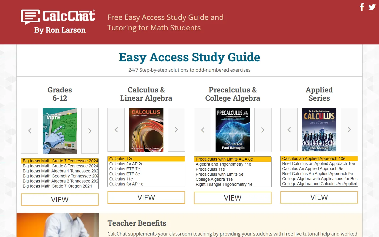 CalcChat AIのスクリーンショット