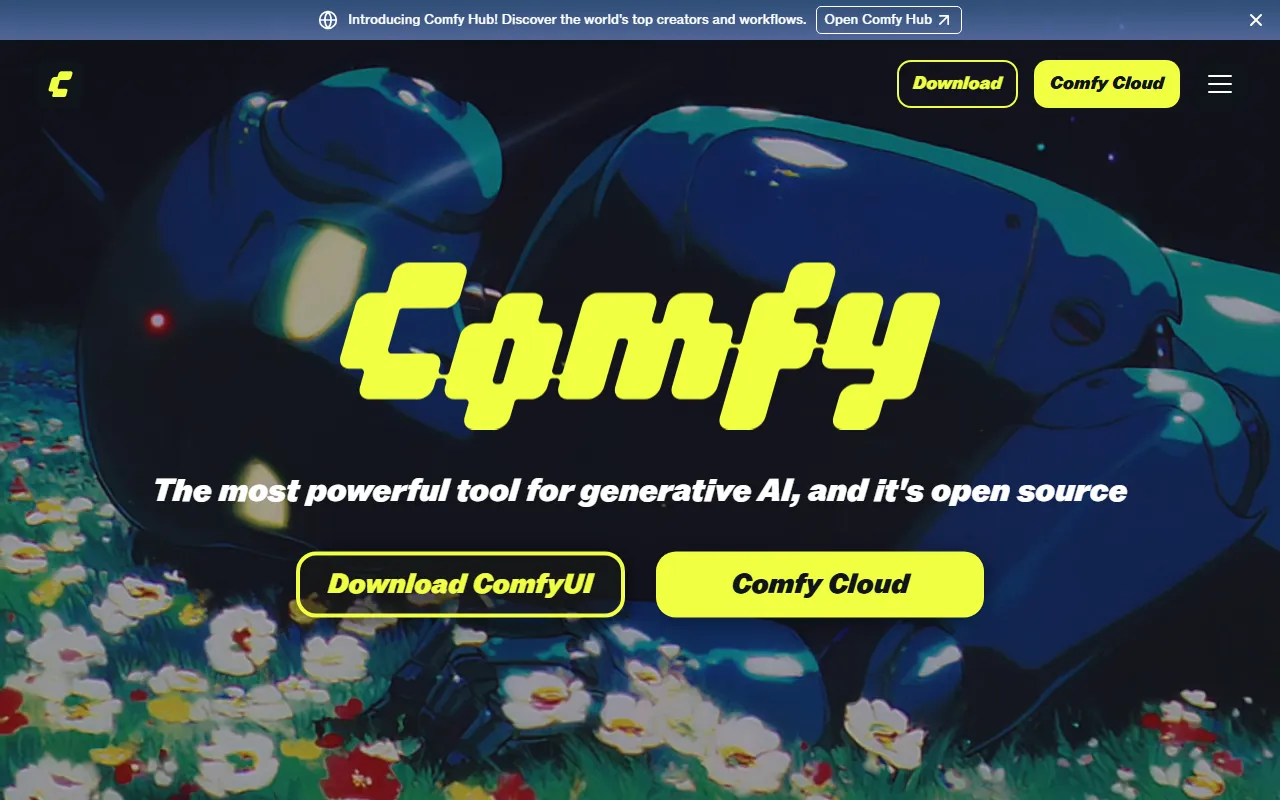 ComfyUIのスクリーンショット