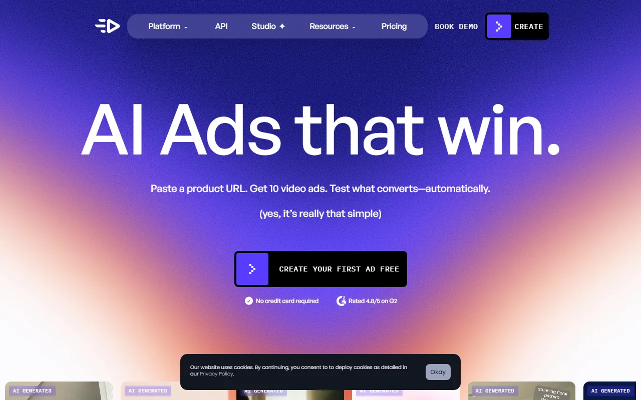 Creatifyのスクリーンショット