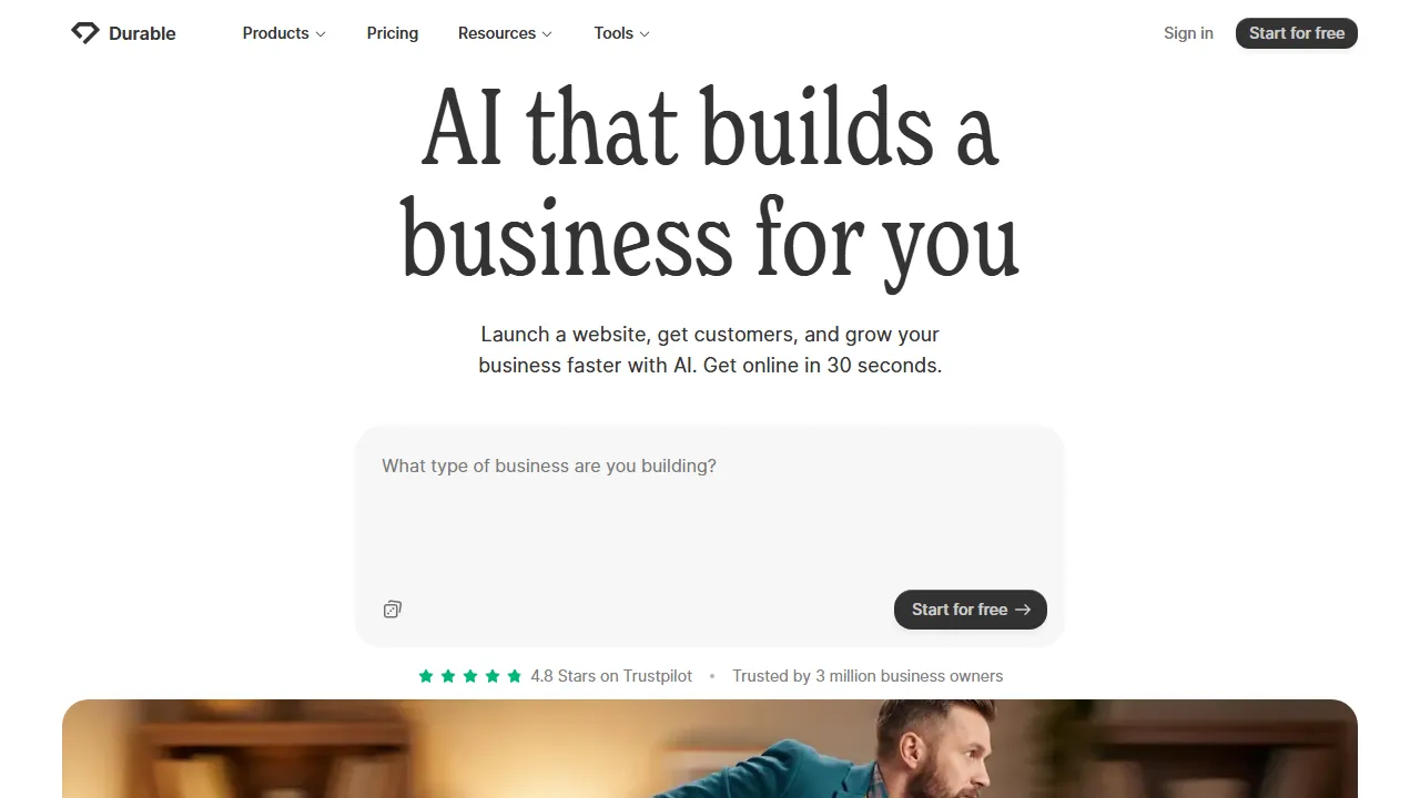 Durableのスクリーンショット