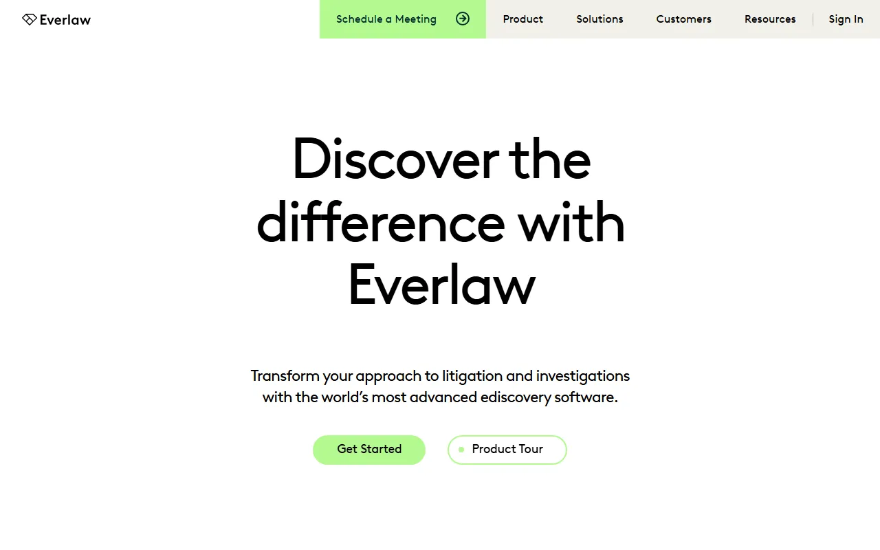 Everlawのスクリーンショット