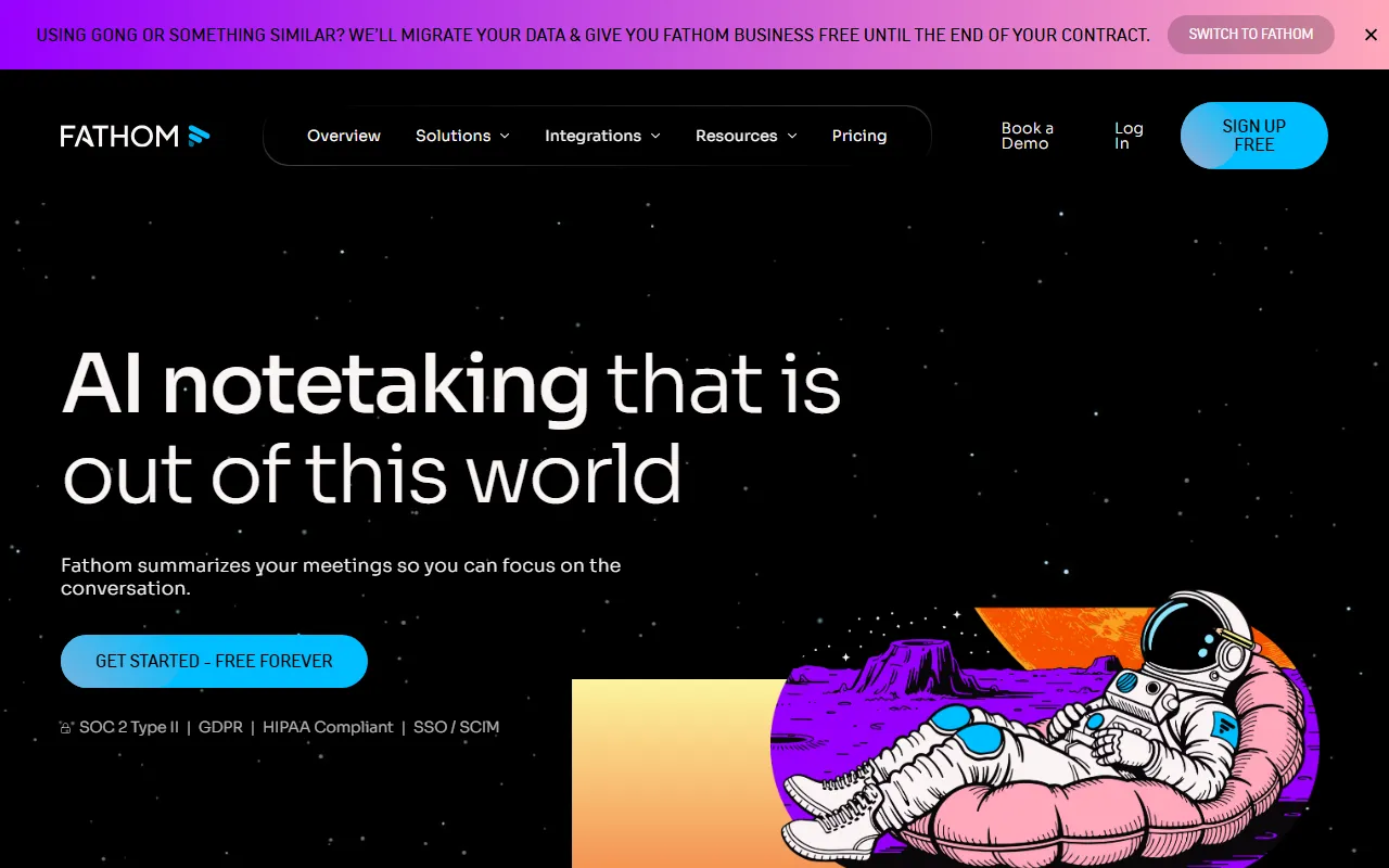 Fathomのスクリーンショット