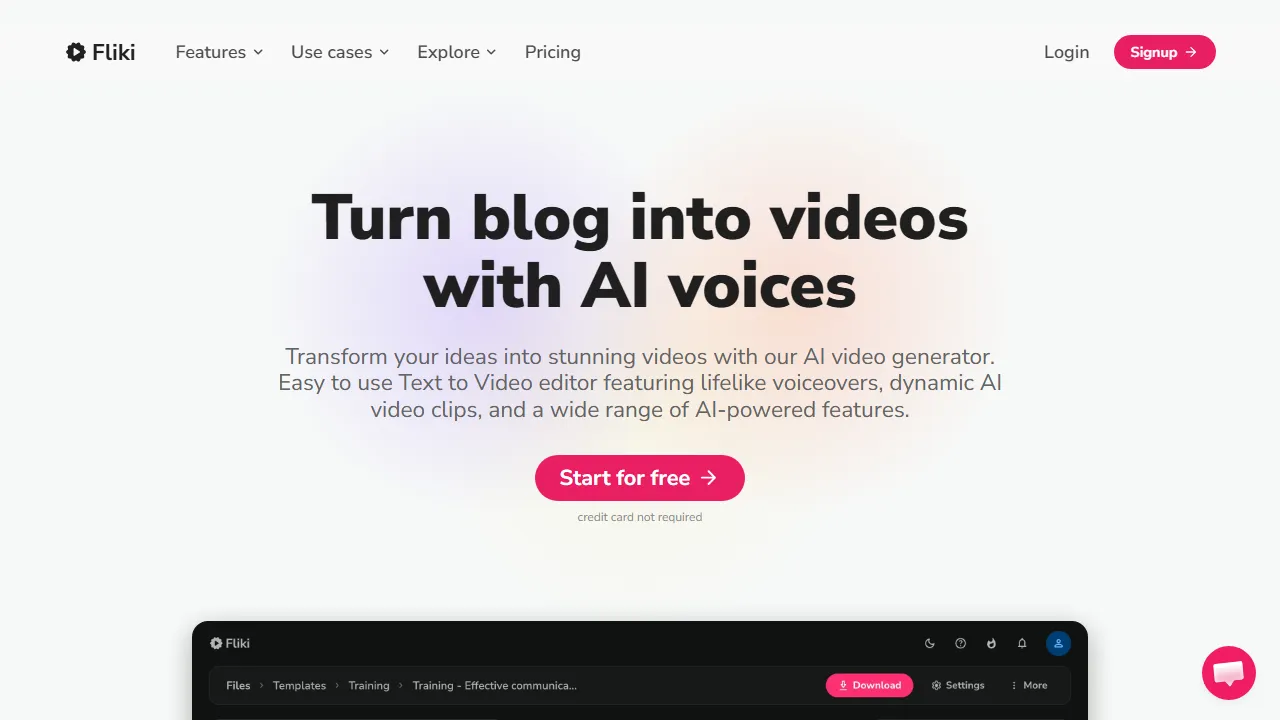 Flikiのスクリーンショット
