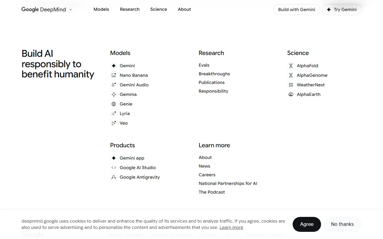 Gemini 2.0のスクリーンショット