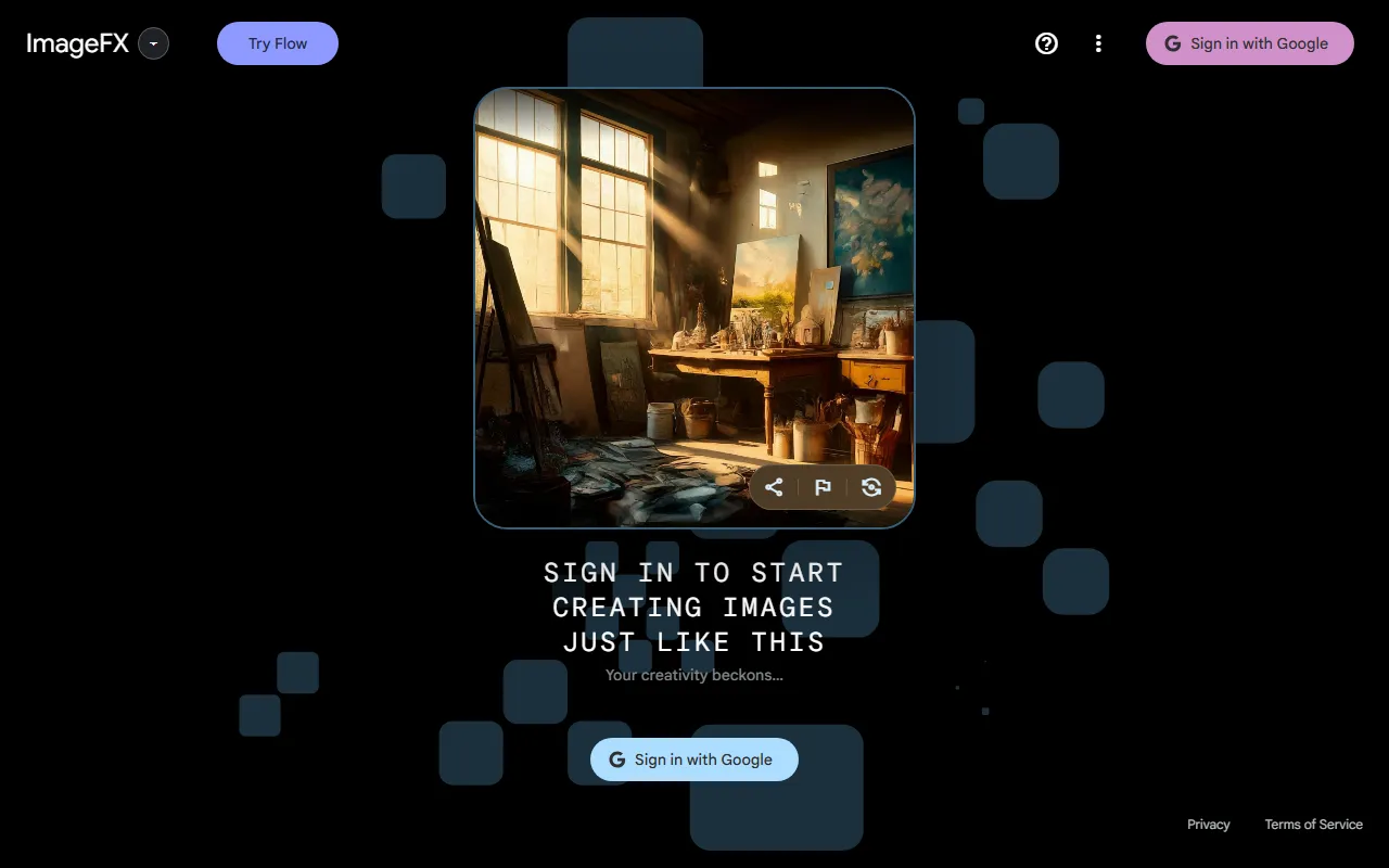 Google ImageFXのスクリーンショット