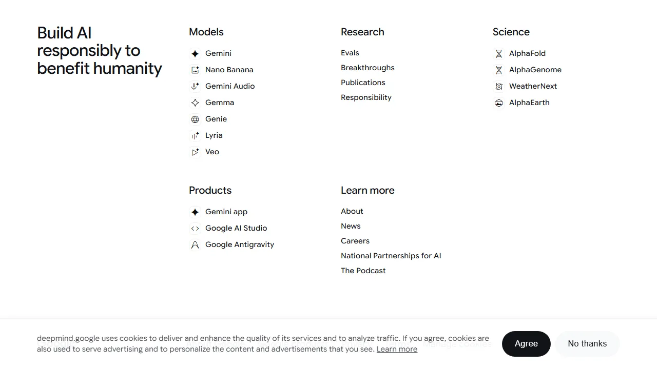 Google Veoのスクリーンショット