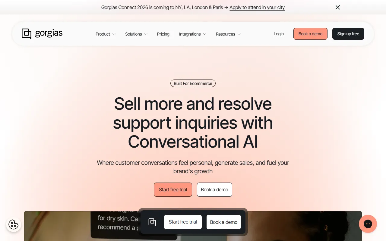 Gorgias AIのスクリーンショット