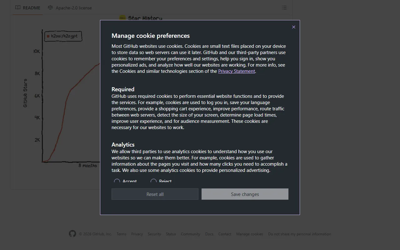h2oGPTのスクリーンショット
