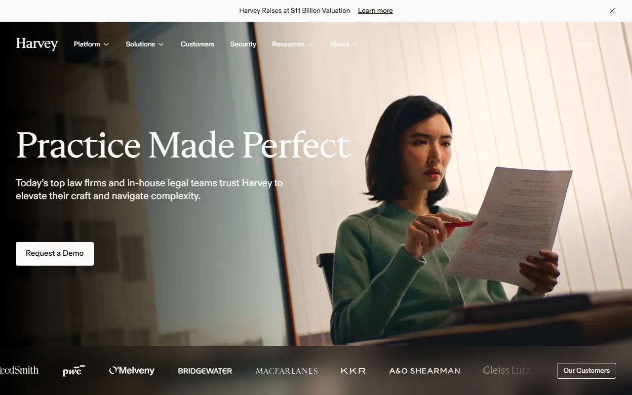 Harvey AIのスクリーンショット