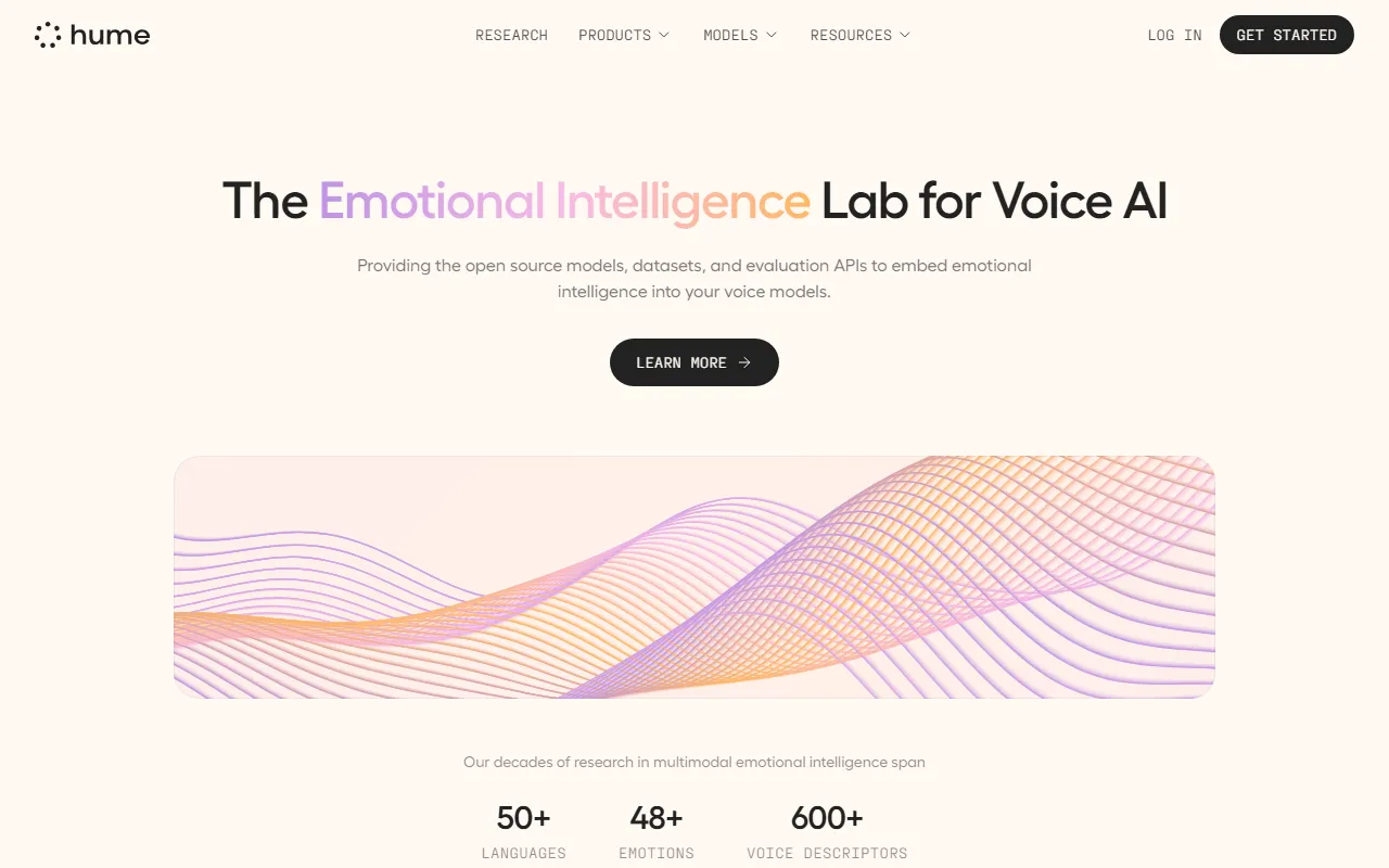 Hume AIのスクリーンショット