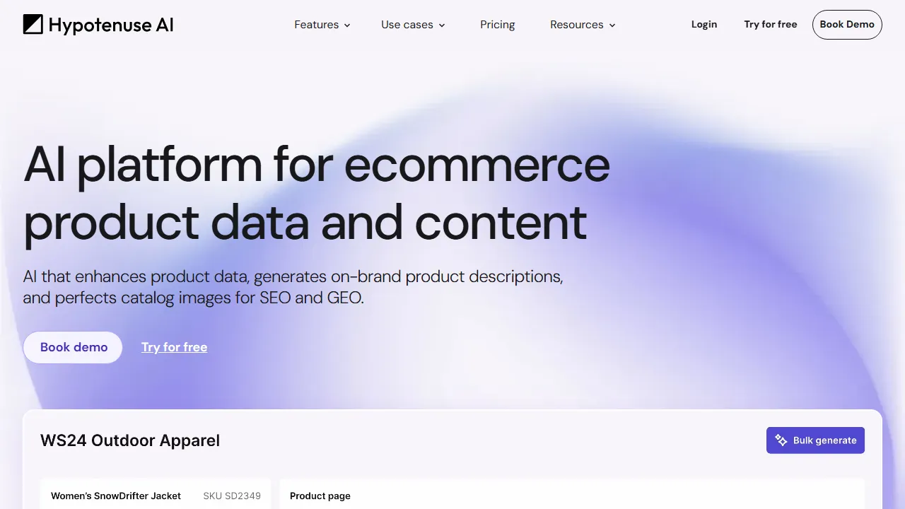 Hypotenuse AIのスクリーンショット