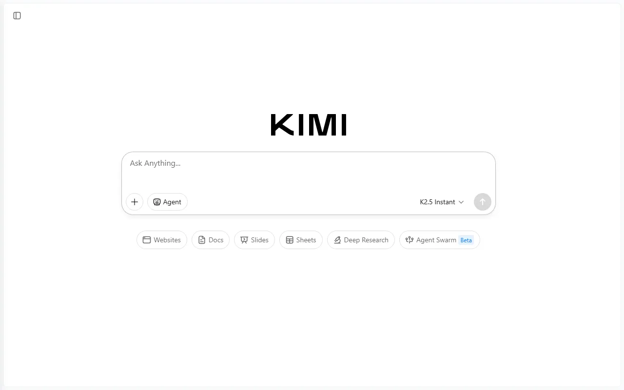 Kimi Clawのスクリーンショット