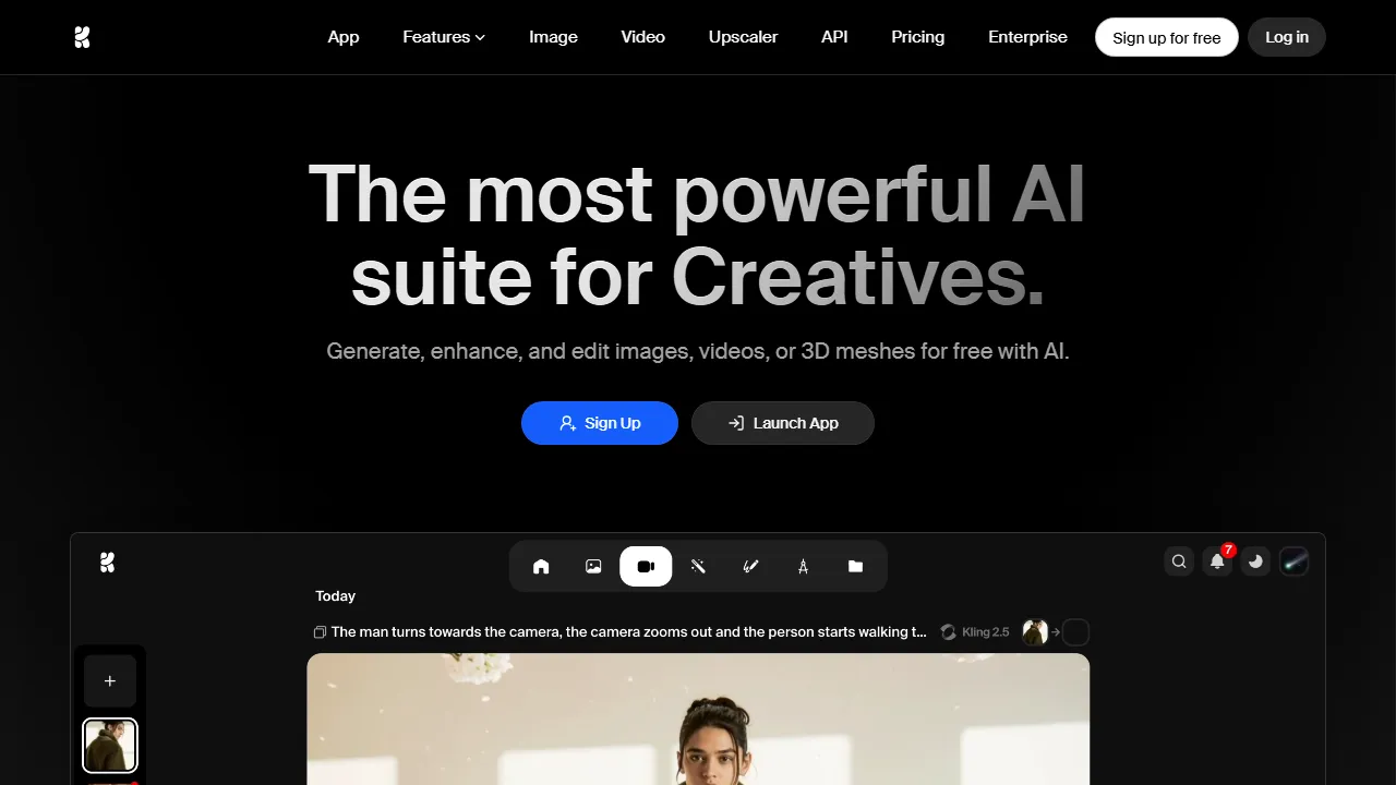 Krea AIのスクリーンショット