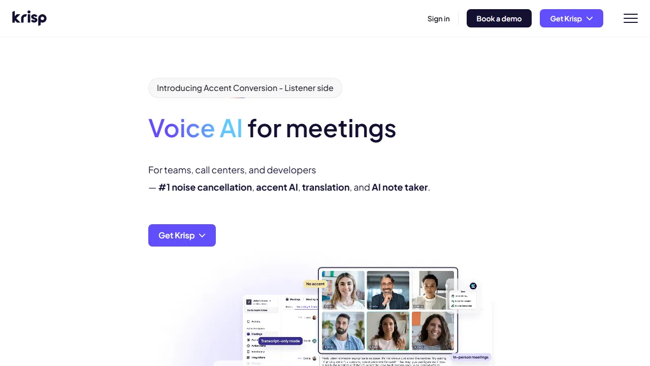 Krispのスクリーンショット