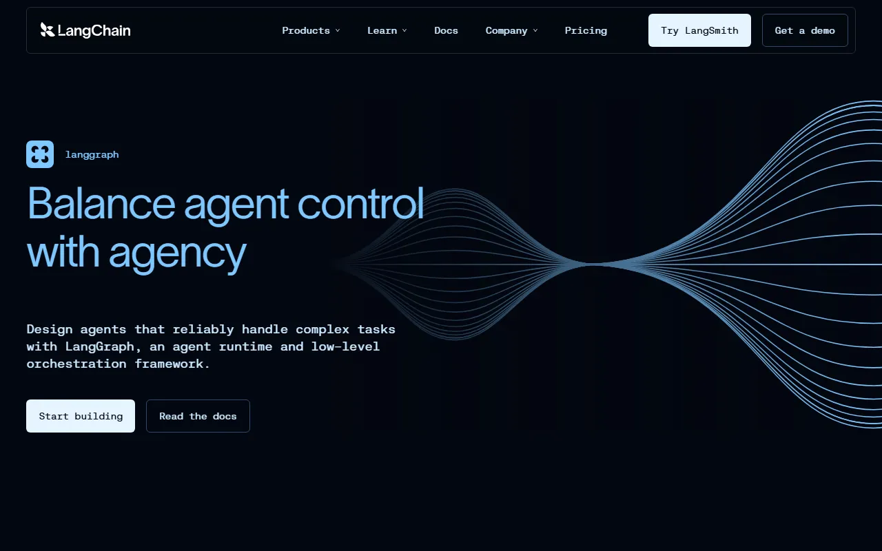 LangGraphのスクリーンショット