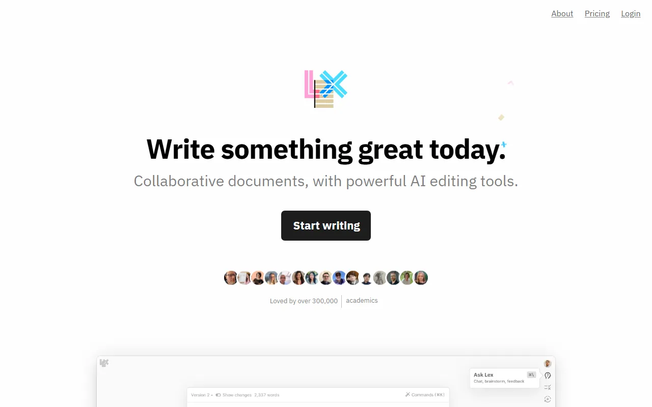 Lex Pageのスクリーンショット