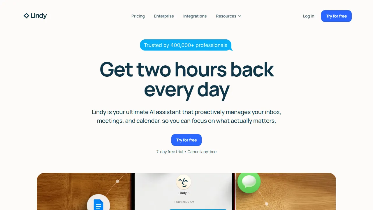 Lindyのスクリーンショット