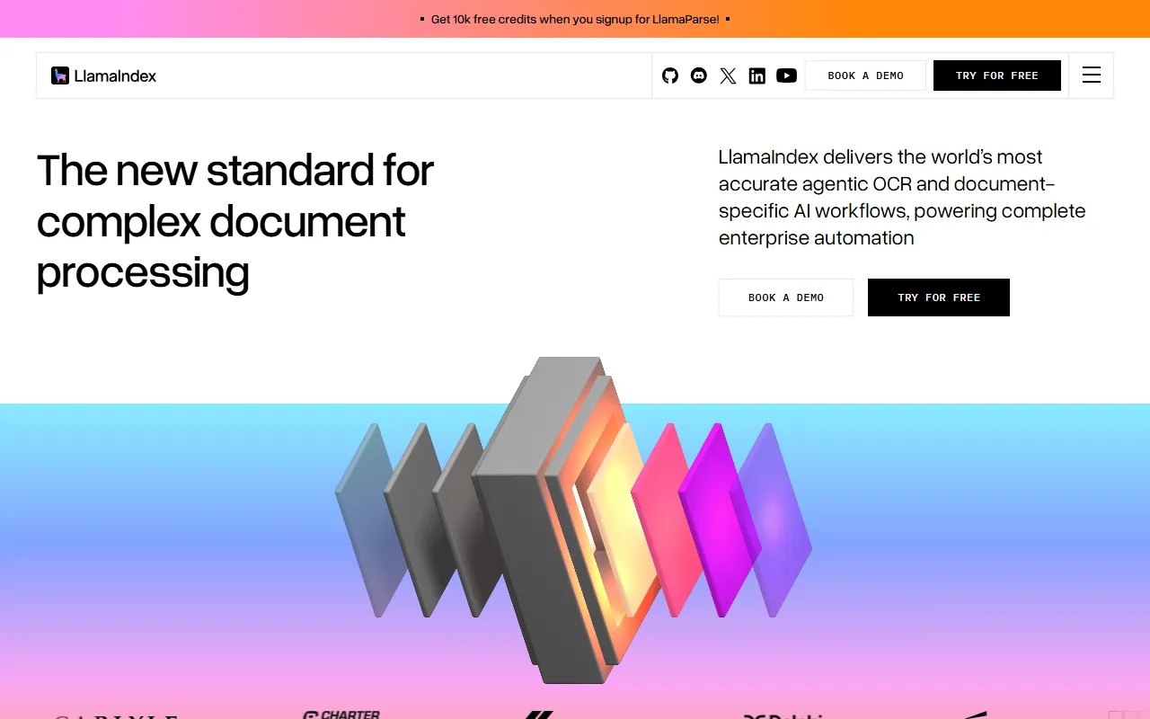LlamaIndexのスクリーンショット