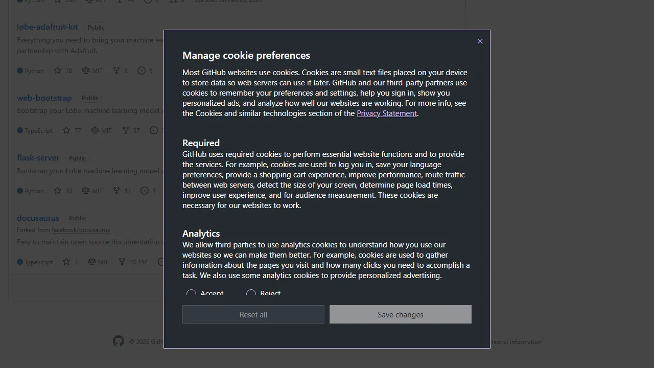 Lobe.aiのスクリーンショット