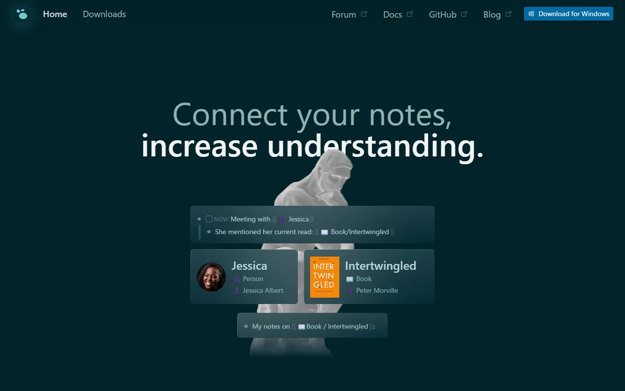 Logseqのスクリーンショット
