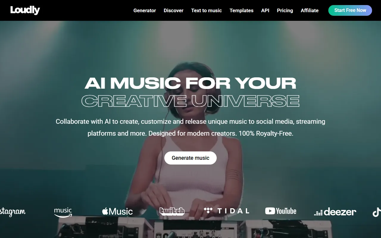 Loudlyのスクリーンショット