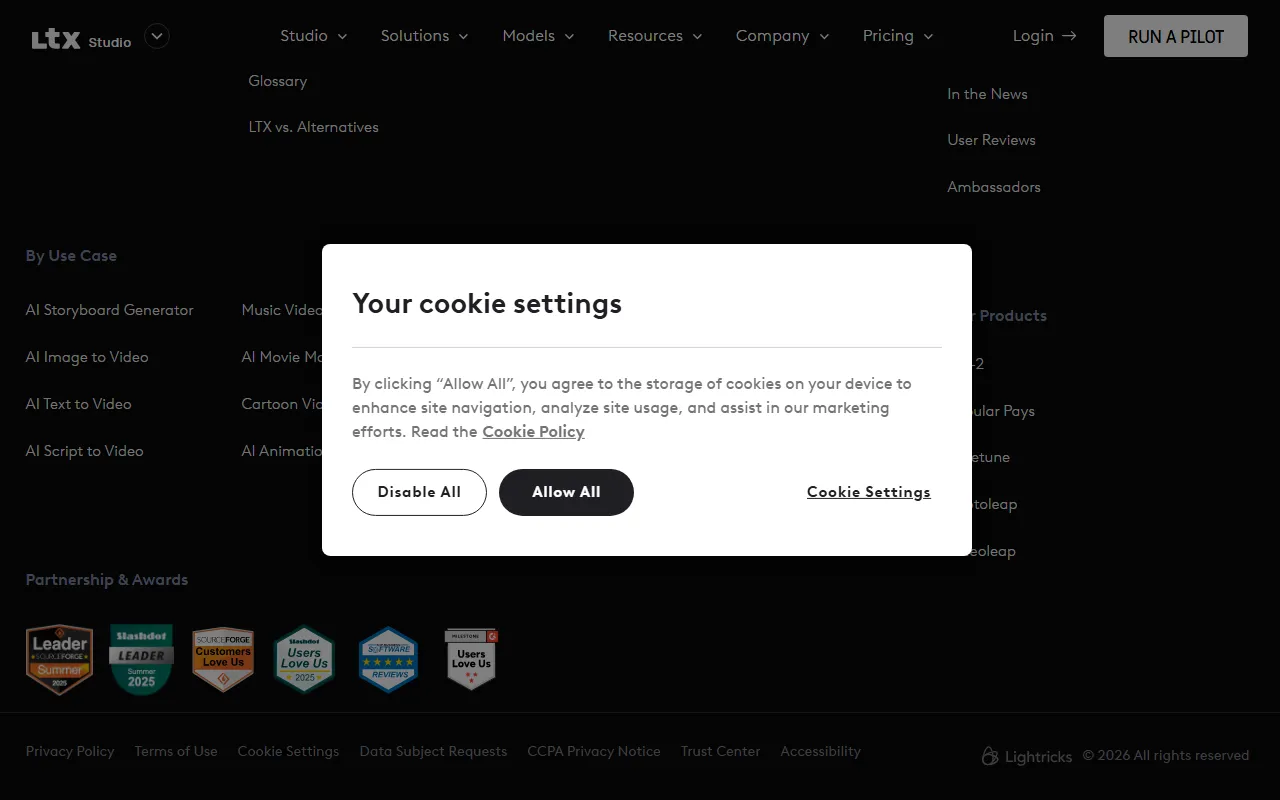 LTX Studioのスクリーンショット