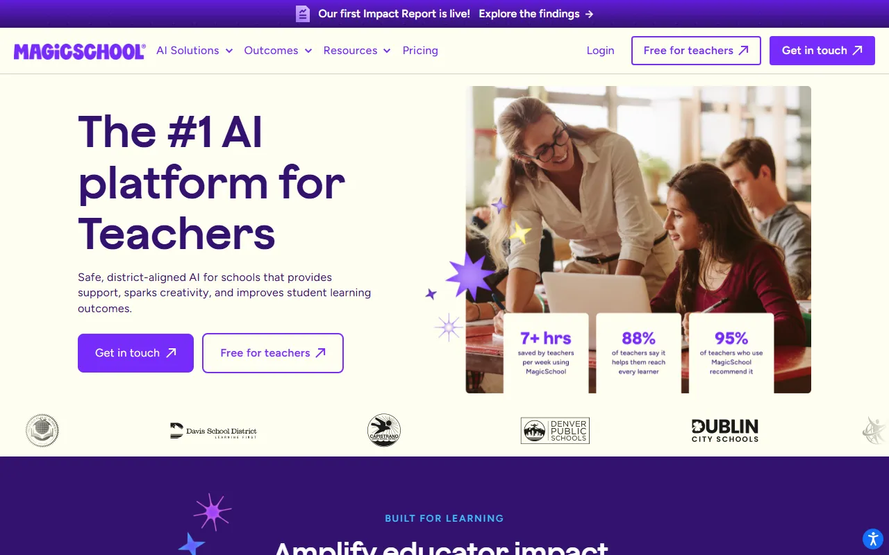 MagicSchool AIのスクリーンショット
