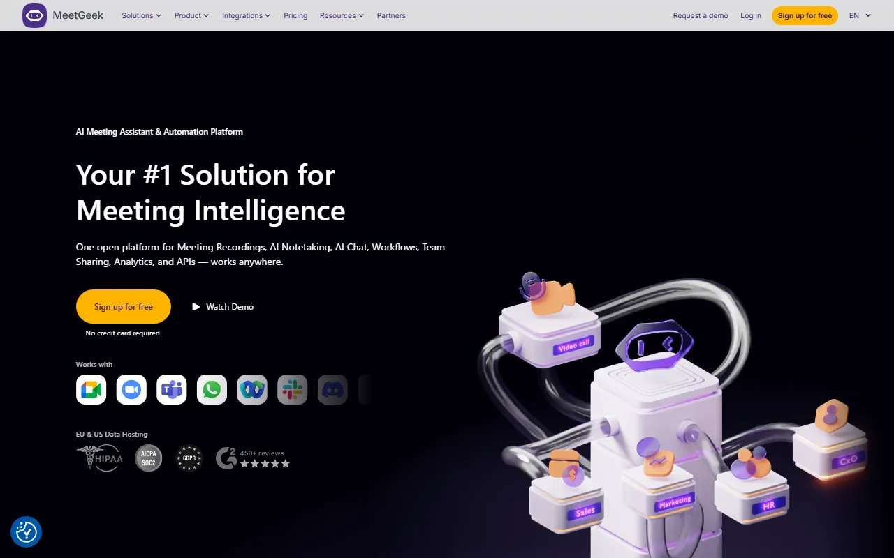 MeetGeekのスクリーンショット