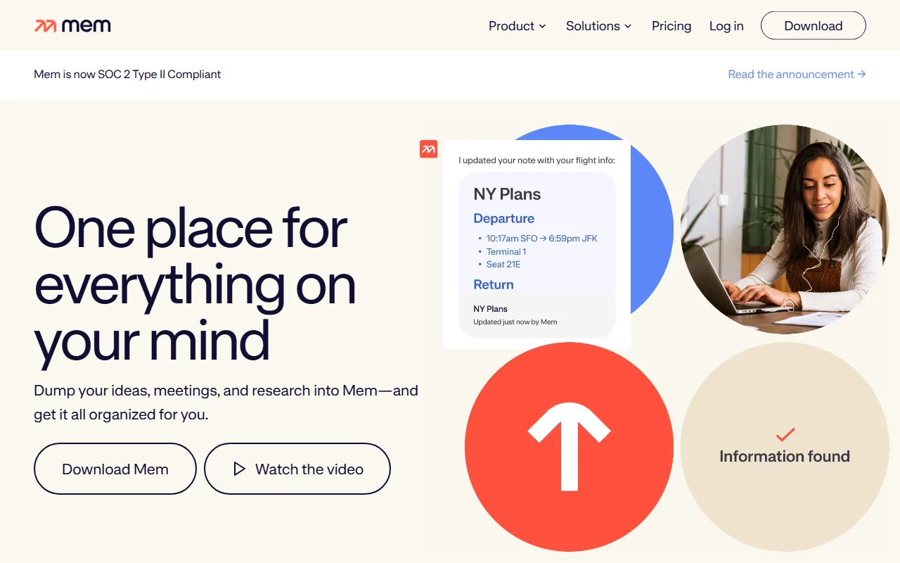 Mem AIのスクリーンショット