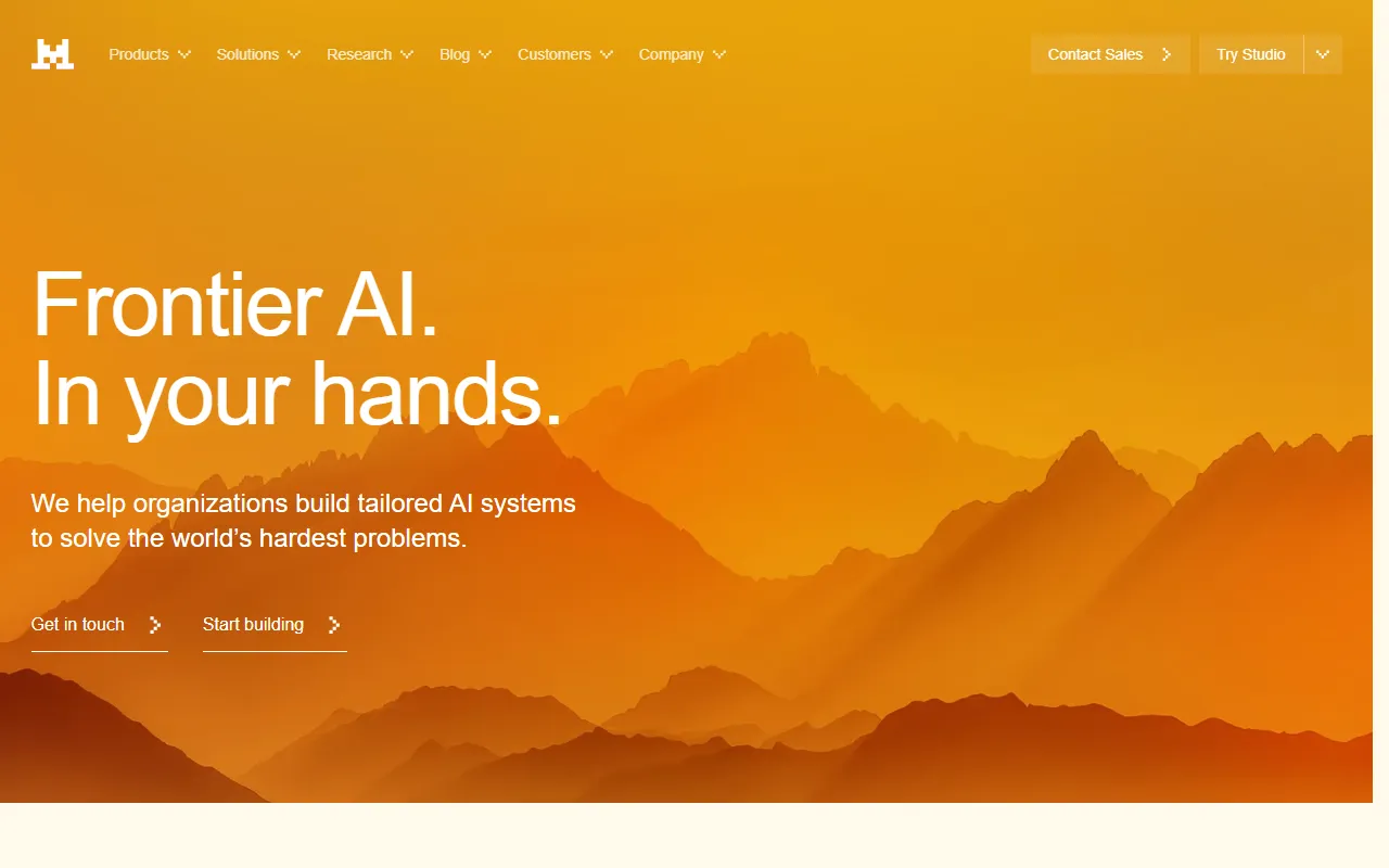 Mistral AI Platformのスクリーンショット