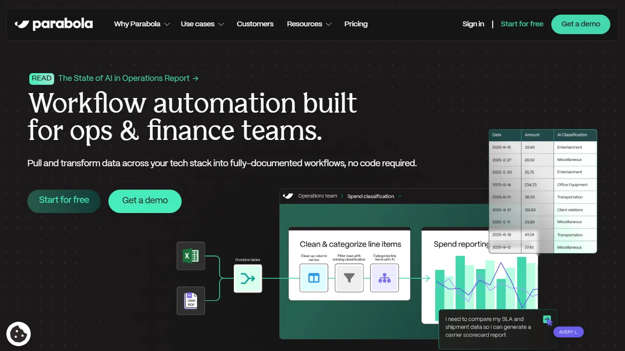 Parabolaのスクリーンショット