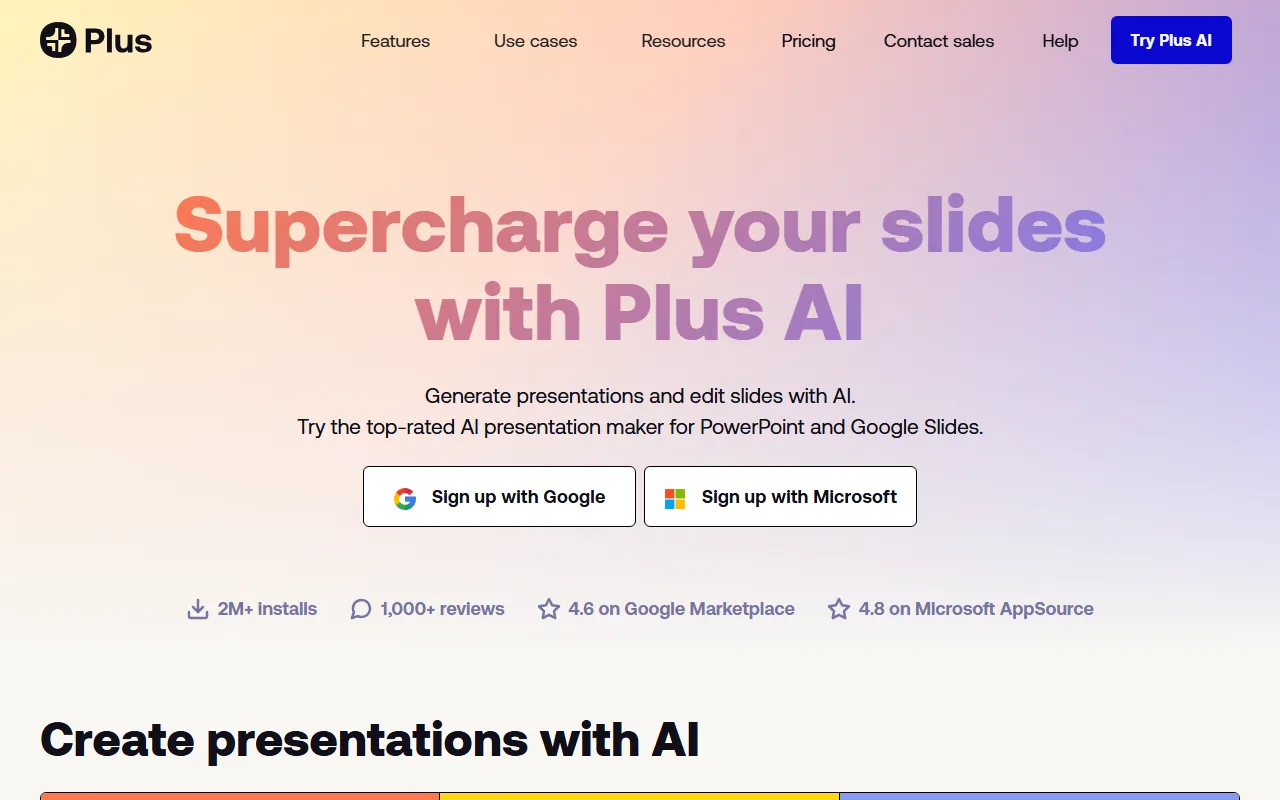 Plus AIのスクリーンショット