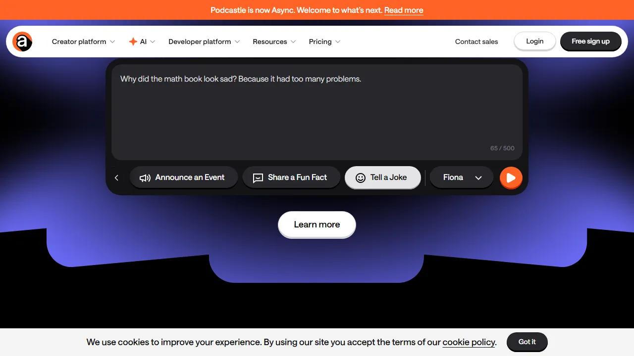 Podcastleのスクリーンショット
