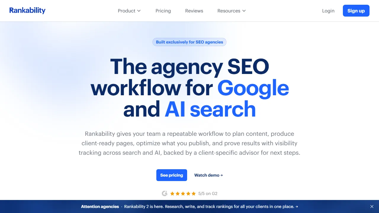 Rankabilityのスクリーンショット