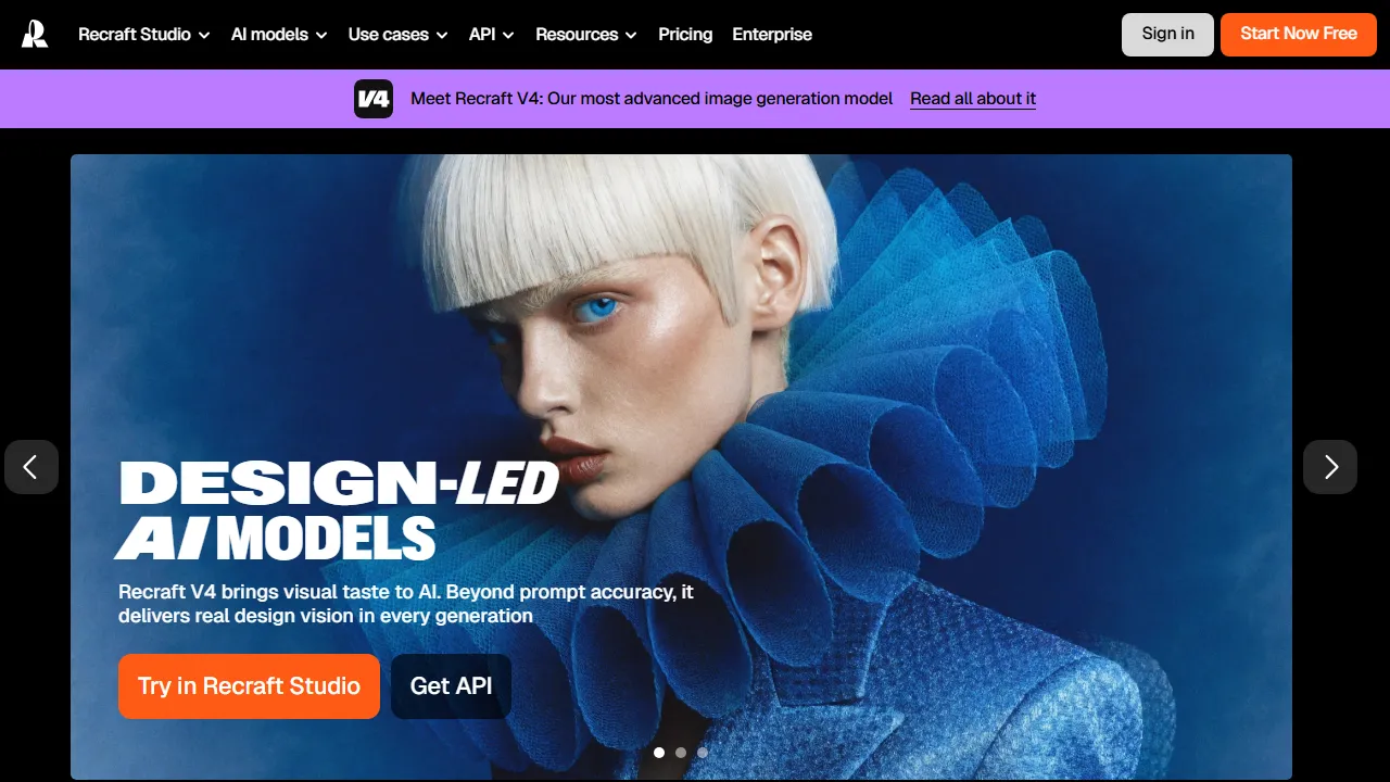 Recraftのスクリーンショット