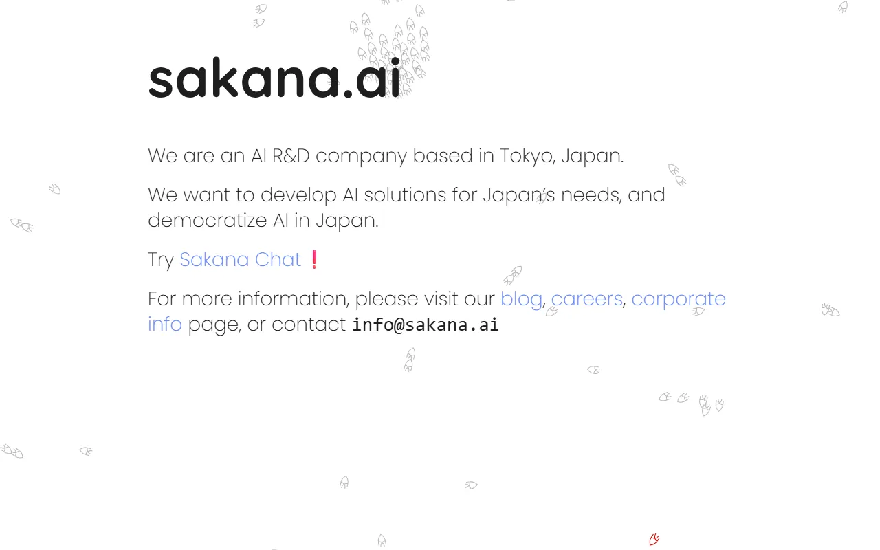 Sakana AIのスクリーンショット