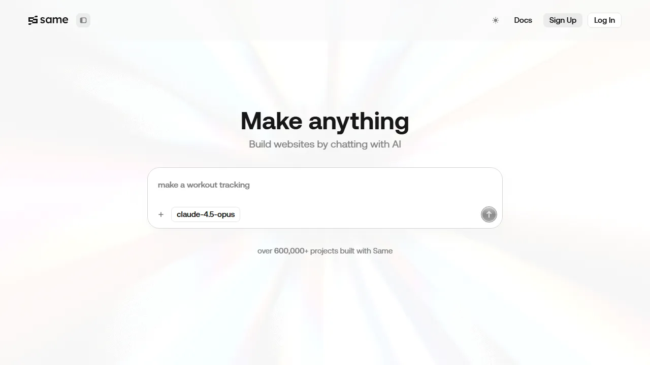 Same.devのスクリーンショット