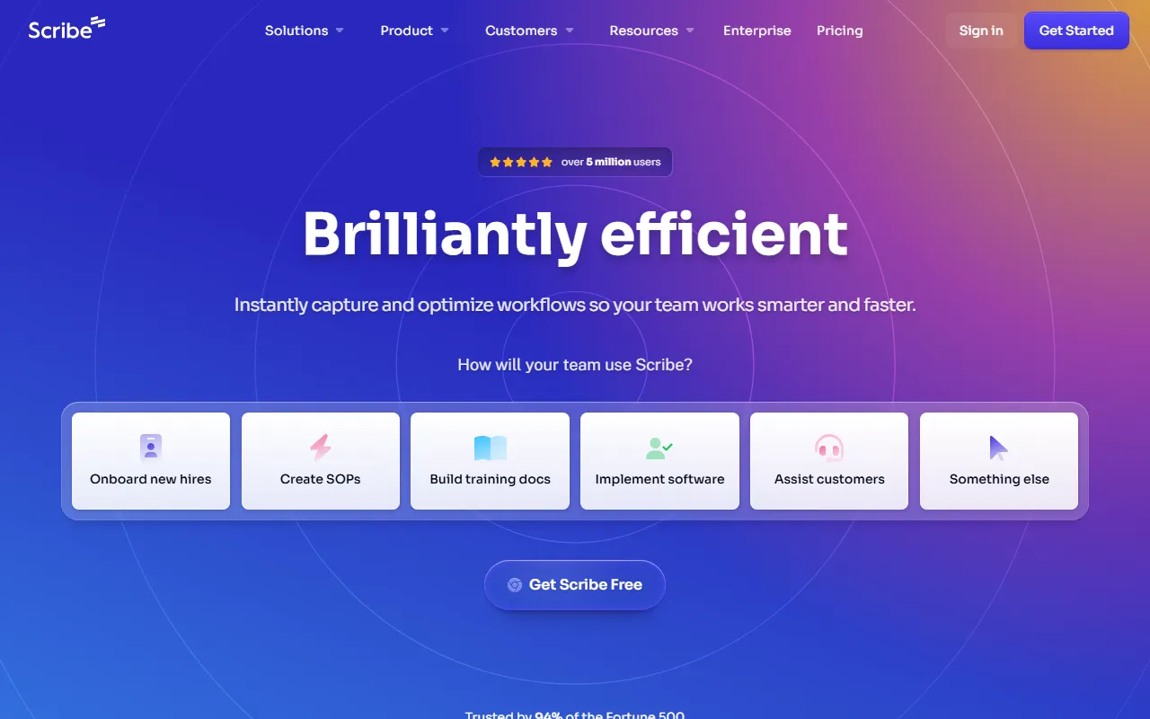Scribe AIのスクリーンショット