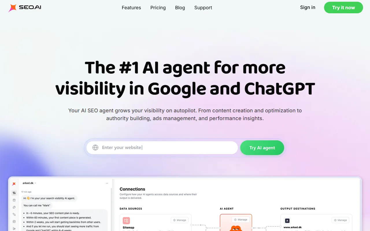 SEO.aiのスクリーンショット