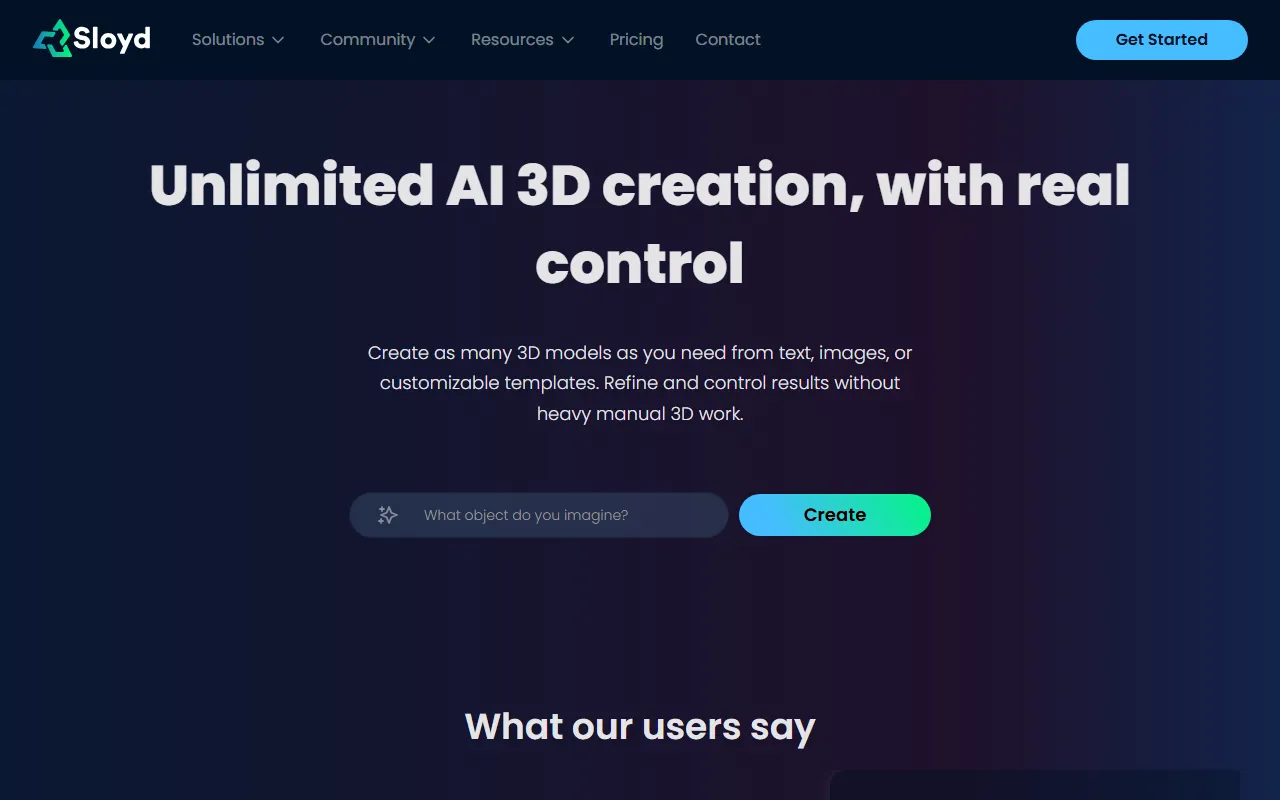 Sloyd AIのスクリーンショット