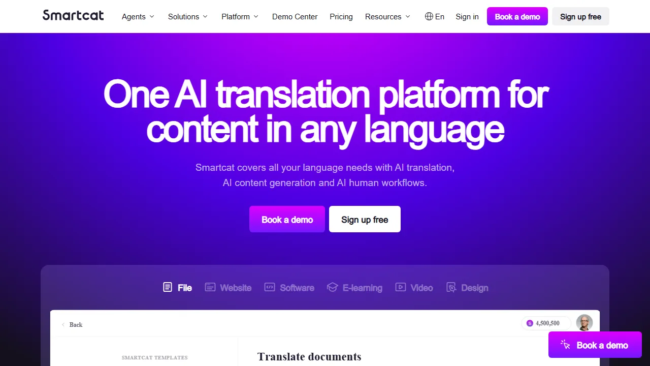 Smartcatのスクリーンショット