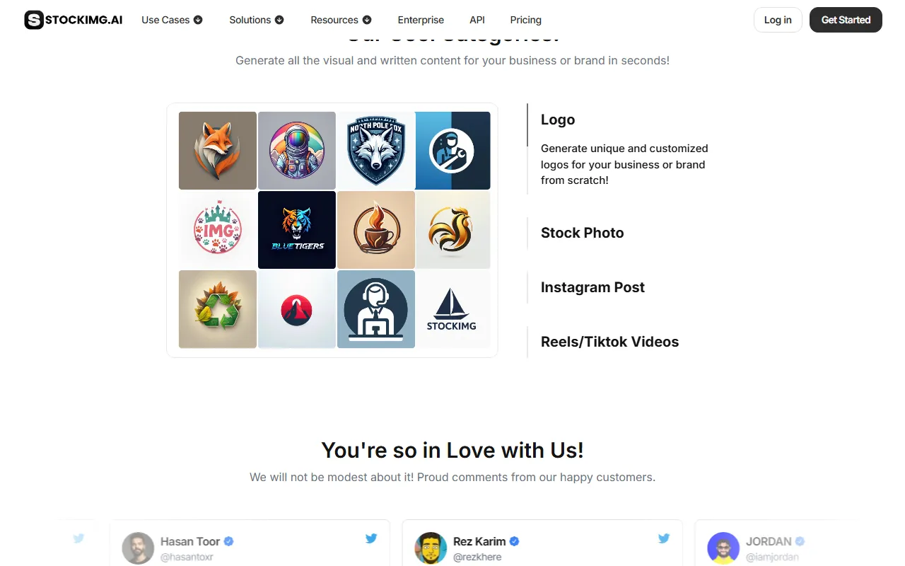 Stockimg AIのスクリーンショット
